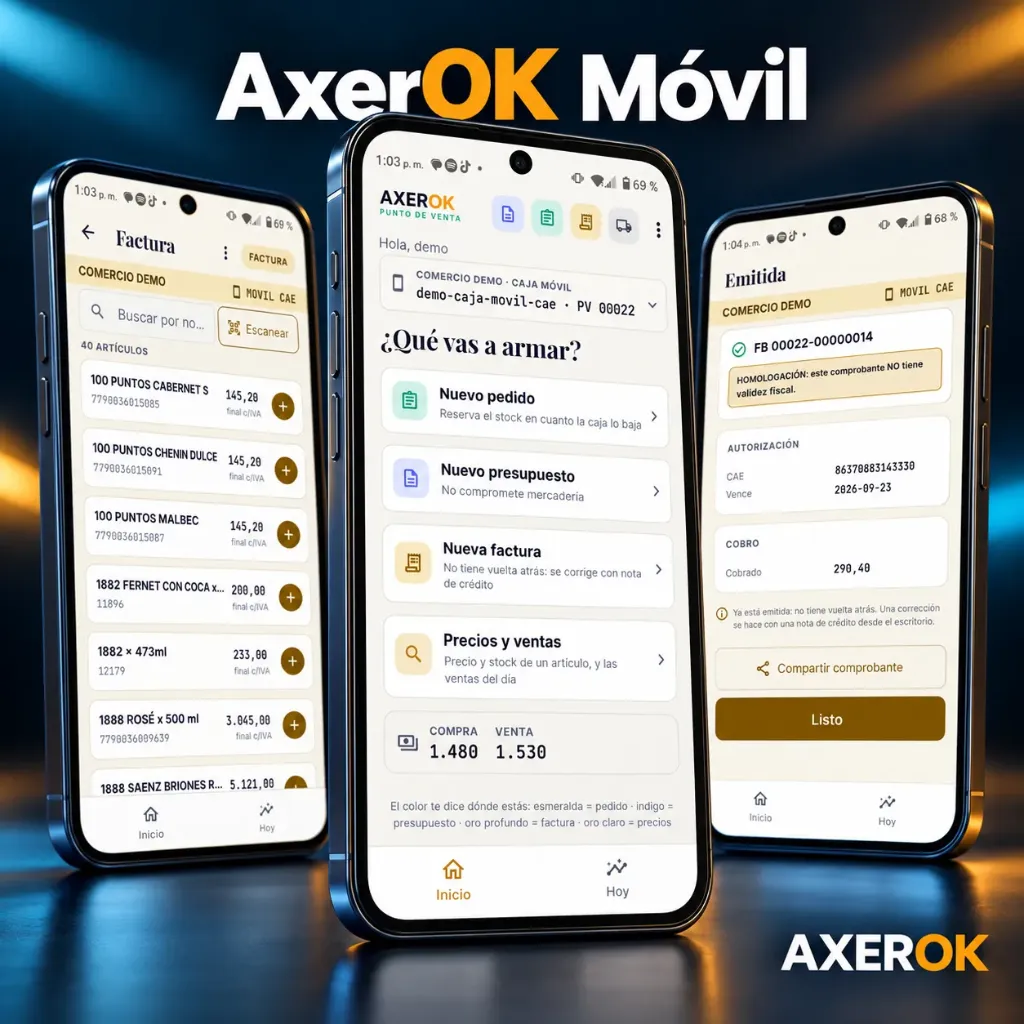 [axerok_movil] AxerOK Nube - Sistema Completo + App Móvil y Copia en Nube