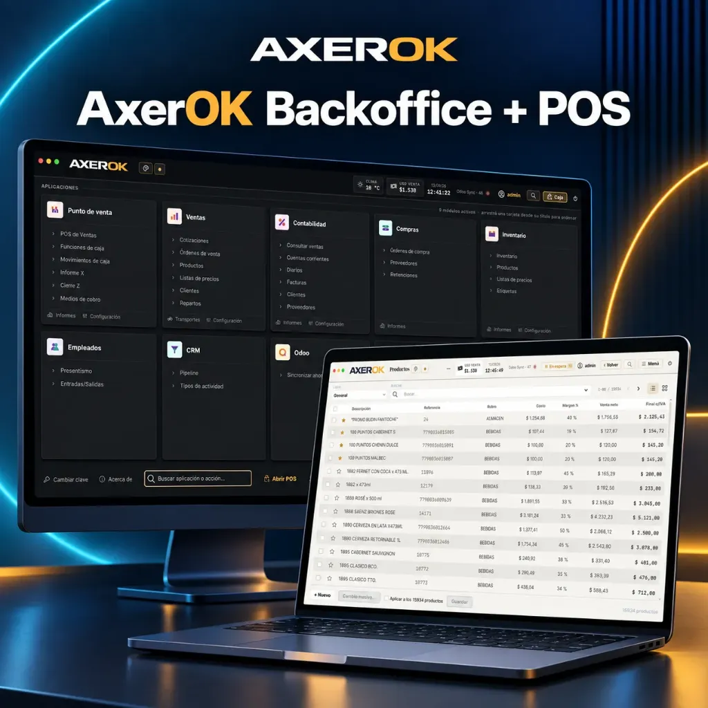 [AXR-ERP-EE] AxerOk ERP Enterprise - Sistema de Gestión y Facturación