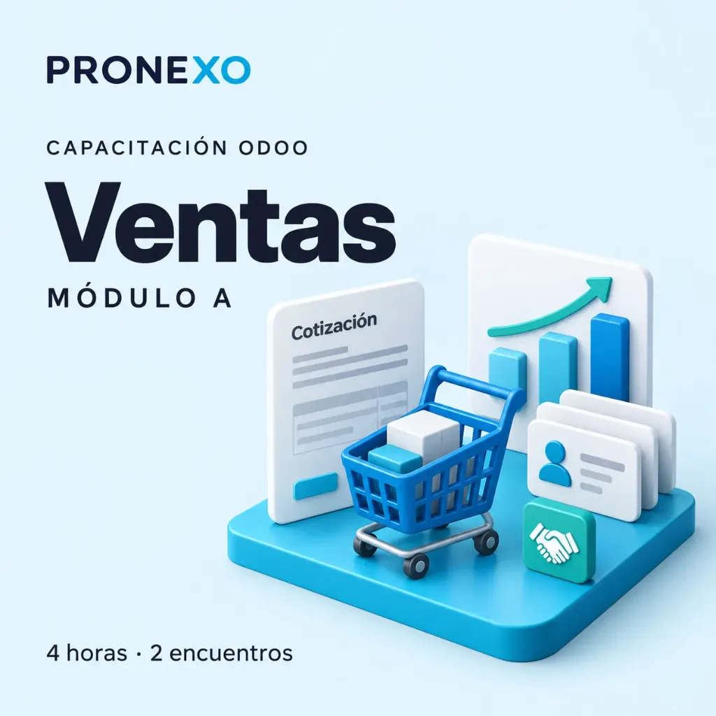 Capacitación Odoo Módulo A: Ventas (4 horas / 2 encuentros)