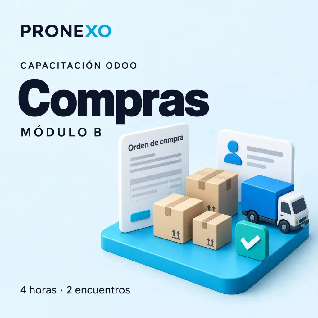 Capacitación Odoo Módulo B: Compras (4 horas / 2 encuentros)