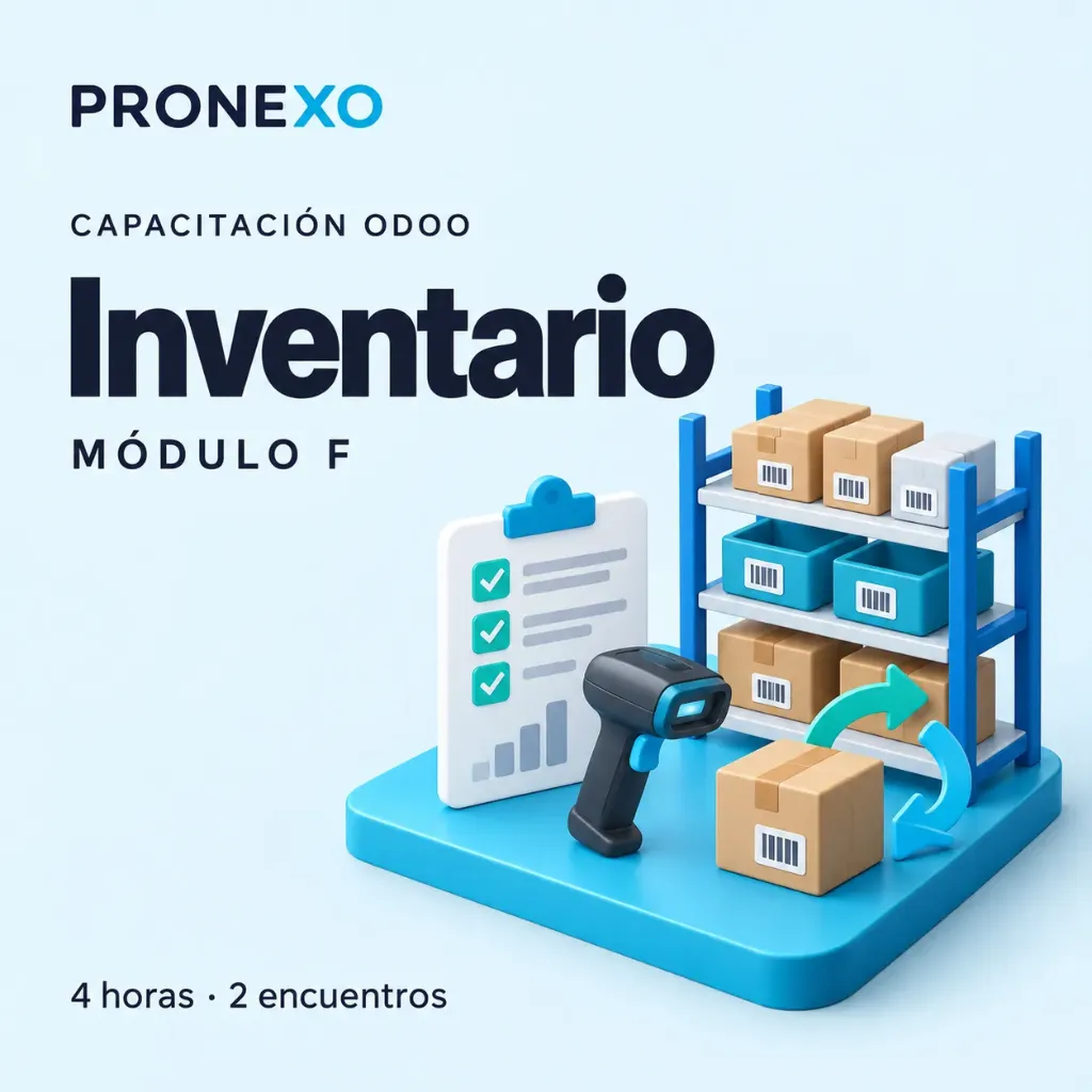 Capacitación Odoo Módulo F: Inventario (4 horas / 2 encuentros)