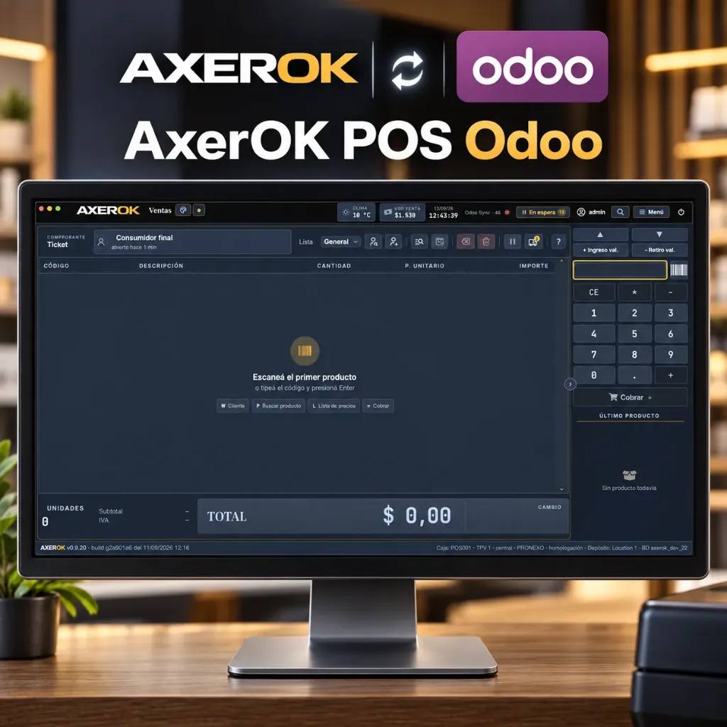 [Axerok_pos_odoo] AxerOK POS Odoo - Caja para Odoo con Facturación ARCA