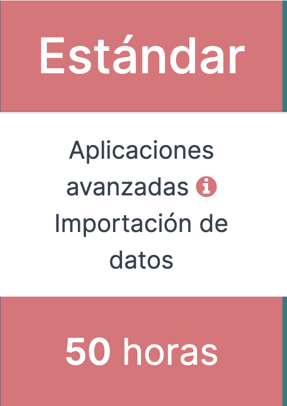 Pack Estándar 50hs